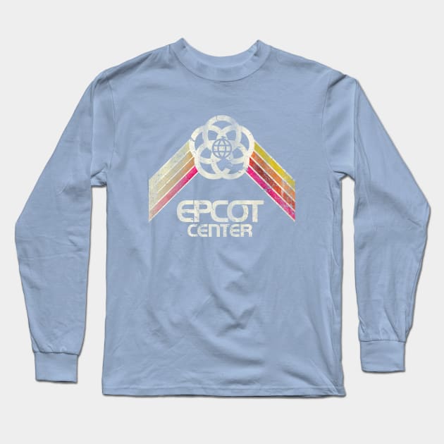 EPCOT Center Vintage Logo Long Sleeve T-Shirt by The Dept. Of Citrus